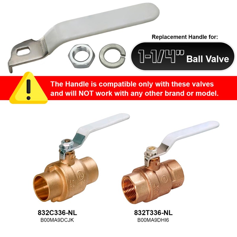 MIDLINE VALVE Replacement Lever Handle for MIDLINE VALVE 610 Series