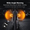 2 Pack Bike Turn Signals,Wireless Bicycle Tail Light USB Rechargeable