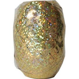 Unbranded HOLOGRAPHIC GOLD Curling Ribbon Egg (75 ft.)