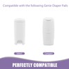 Jumbo Square Refills Disposal Bags Refill Compatible with Genie Diaper