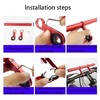 Fkereg Bicycle Handlebar Extender, 20cm Double Clamp Mount Handle Bar
