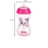 Nuby 3pk No derrame, "Pinpoint" boquilla suave Clik-It, 10 onzas,