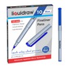 Liquidraw 10 Blue Fineliner Pens Set Fine Point Pens 0.5mm