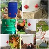 YOUNTHYE 40PCS Chicken Water Nipples Automatic Chicken Waterer Nipples with