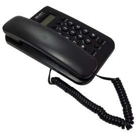 Select Sound | Teléfono Alámbrico con Numeros Grandes e identificador de Llamadas con función de Manos Libres para Casa U Oficina