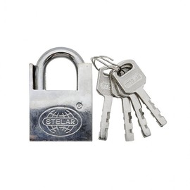 Anti-Theft Steel Padlock with Keys 40x60mm