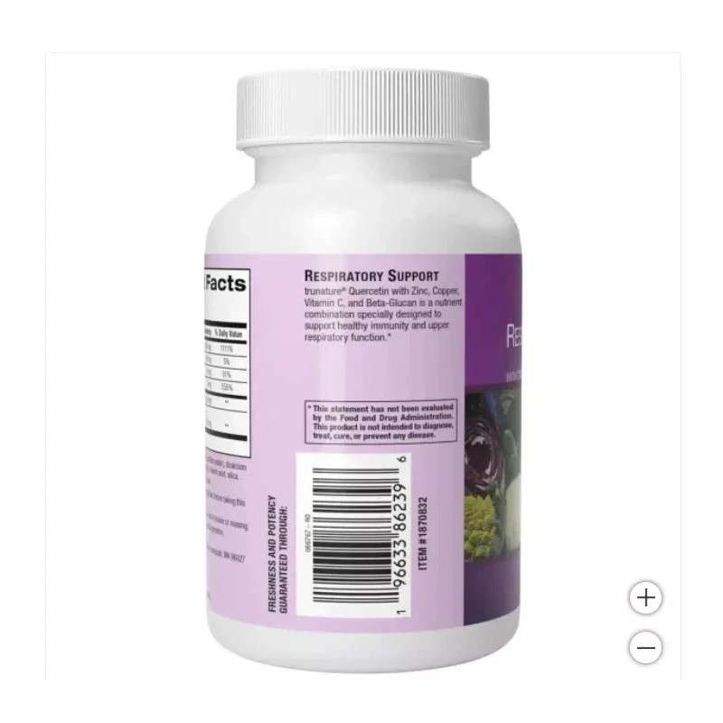 Trunature Respiratory Support – 90 Capsules