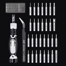 32 In 1 Small Screwdriver Set Professional Repair Tools Kit for Phone Laptop PC Camera Game Console Glasses Screwdriver Kit with tweezer