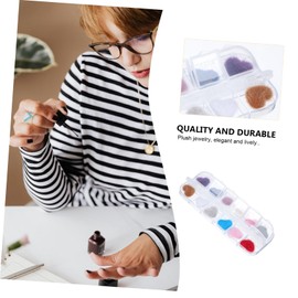 Baluue 1set Cute Plush Heart Nail Art Set DIY Manicure Decor Detachable Magnet for Easy Design Adorable Plush Accessories for Nail Art Enthusiasts