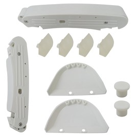 INGQI Pool Cleaner Part Kit for Hayward for Navigator for Pool Vac Ultra, with AXV417WHP Pool Cleaner Pod Swing Kit, AXV604WHP Front and Rear Bezels, AXV414P Pod Shoes, Fit for Arneson