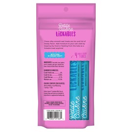 Petite Cuisine Cuisine Lickables, Smooth Wet Cat Treats, Tuna in Creamy Gravy