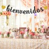 Maicaiffe Bienvenidos Banner - Spanish Welcome Theme Party Decor -