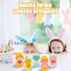12pzs Huevos De Pascua Juguetes Conejo Regalos Para Niños Modelo