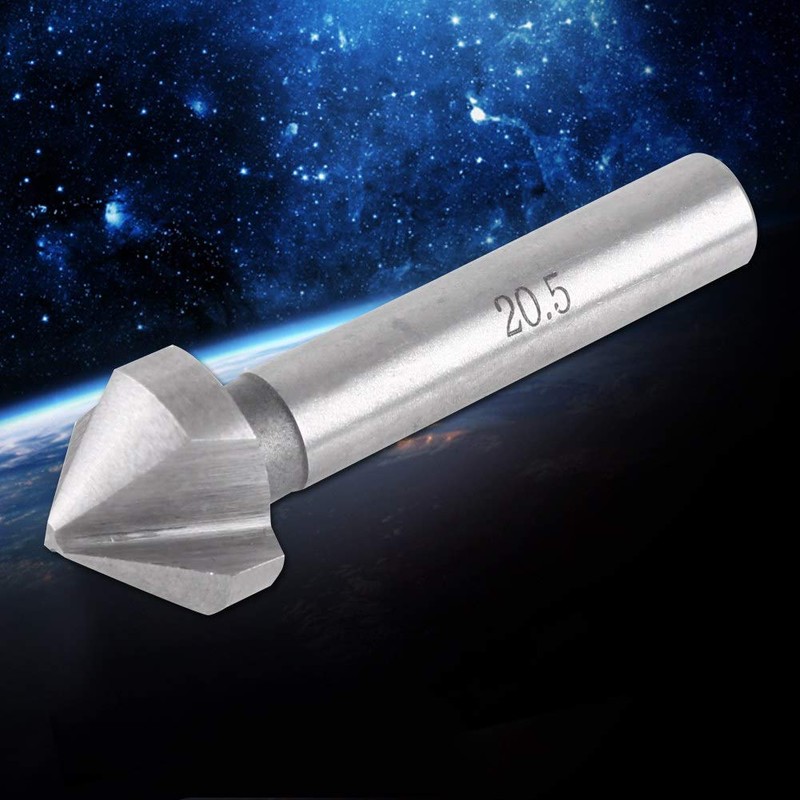 Juego de brocas avellanadoras, avellanador práctico, avellanador de aluminio de