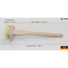 MAAJ Bath Brush 40 cm Hard Fibre Bristles Vegan Plastic