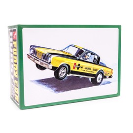 AMT Skill 2 Model Kit 1966 Plymouth Barracuda Funny Car Hemi Under Glass 1/25 Scale Model