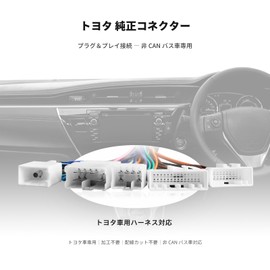 ATOTO AC-ITY200 16-Pin Wiring Harness, Compatible with Specific Toyota Car Models, Plug and Play, Compatible Only with ATOTO A5, A6 PF/PP/PL, and S8 Lite/MS/UN Head Units