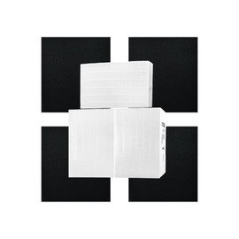 3 Pack HPA300 HEPA R Filter Replacement for Honeywell Air Purifiers Filter HPA300,HPA200,HPA100 and HPA5000 Series to Replace HRF-R3 & HRF-R2 & HRF-R1 & HRF-AP1 with 4 Pcs Activated Carbon Pre-Filter