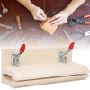 HandStitched Sewing Horizontal Leathercraft Wooden Table Clamp Stitching Tool for