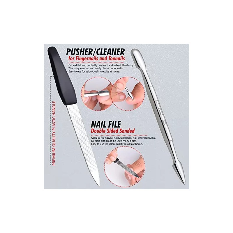 Zizzlon Set De Manicura Zizzlon, Tijeras Para Cutículas, Uñas Y