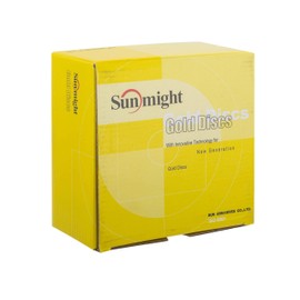 Sunmight Gold 5" 180G PSA No Hole Disc, 02110, 100 Discs
