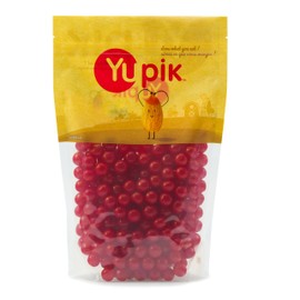 Yupik Sour Cherry Candies, 2.2 lb (35.2 oz) , Pack of 6, Cherry-Flavored Balls, Sweet & Tart, Chewy Red Gummies, Fun Treat, Sweet Candy, Delicious Snack, Ideal for Gifting, Holidays & Decorating