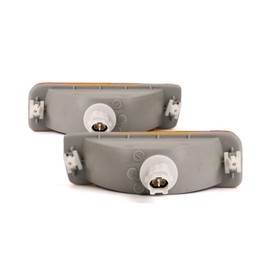 KarParts360 For Toyota Pickup 1990 91 92 93 94 1995 Turn Signal Lights Driver And Passenger Side | Pair | Front | Amber Lens | Replacement For TO2521107, TO2520105 | 8151089134, 8152089134