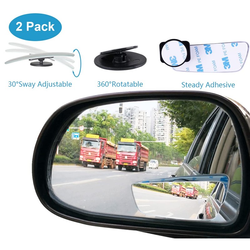 Rear View Mirror, Universal 11.4 Inch Interior Clip On Rearview