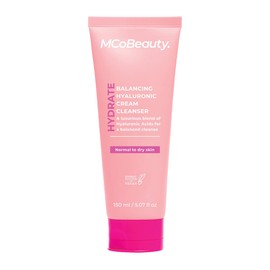 MCoBeauty - Hydrate Balancing Hyaluronic Cream Cleanser - Gentle Cream-to-Lather Face Wash with Hyaluronic Acid, Glycerin & Allantoin - Face Care - 150ml