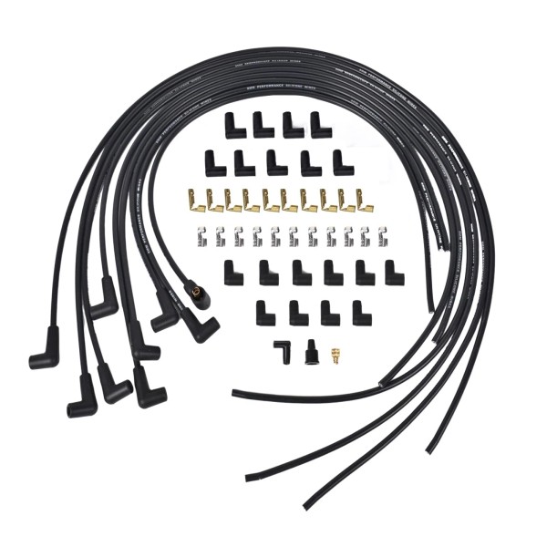 RLP HEI Universal Spark Plug Wire Set 8mm with Black