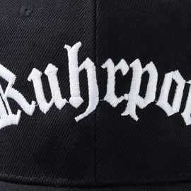 EXPRESS-STICKEREI Funny Cap with Saying Ruhrpott - Cap Adjustable Urban Baseball Cap - High-Quality Cap - Baseball Cap - Snapback Cap with Closure - One Size, black