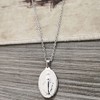 JczR.Y Virgin Mary Necklace Miracle Medal Necklace Stainless Steel Coin
