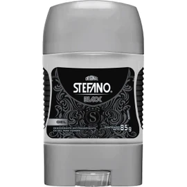 Stefano Desodorante Hombre Black Gel ofrece protección duradera por más de 24 horas contra el mal olor. 85gr
