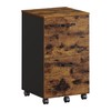 VASAGLE 2-Drawer File Cabinet, Small Rolling Filing Cabinet for Home