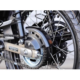 Kijima CT125 ('20-) HONDA 203-3462 Motorcycle Parts Chain Guard for Rear Use, Aluminum Gunmetal Finish