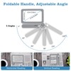 MoKo Magnifying Glass for Reading, Rechargeable 4X Full Page Book