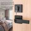 Gobrico Entry Door Lever with Double Deadbolt (Keyed Both Sides)