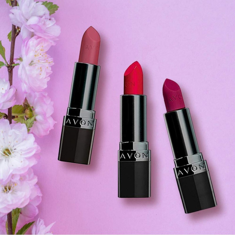Avon True Color Perfectly Matte Lipstick 4G (In) -Ruby Kiss