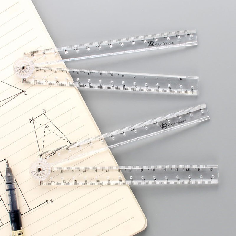 ZSRVAJ 4 Pcs Foldable Ruler, Ruler 30cm Folding, Folding Ruler,