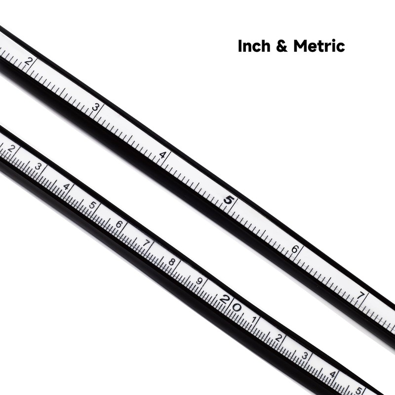 KEARING Flexible Curve Ruler, 24 Inch Ruler, Bendable Rulers for