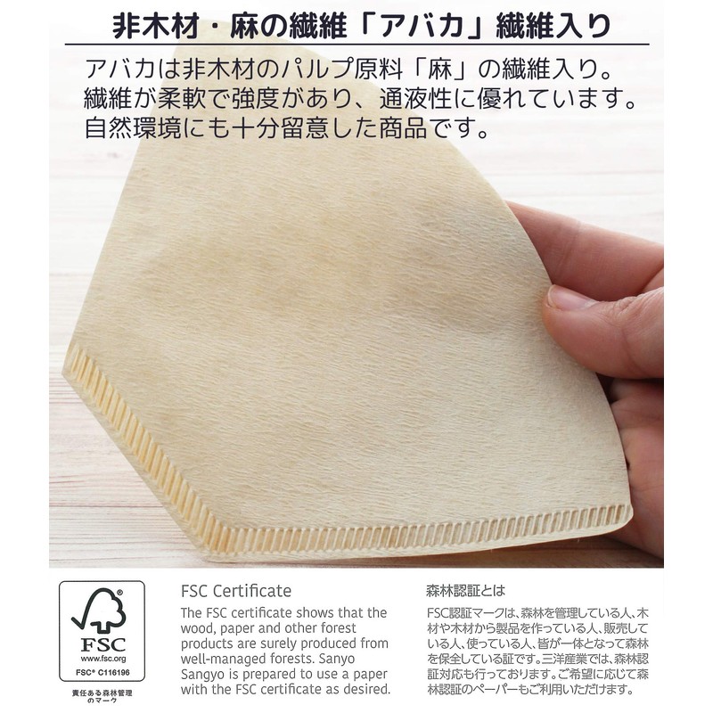 Sanyo Electric Co. Industrial Coffee Filter Brown 3 – Cups for Unbleached