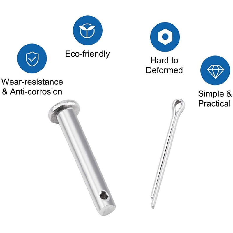 CONPHERON Single Hole Fork Bolt Flat Head Load Eyelet Bolts