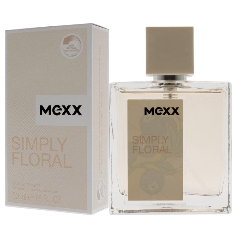 Mexx Simply Floral Eau de Toilette Spray, 1.6 Fl Oz