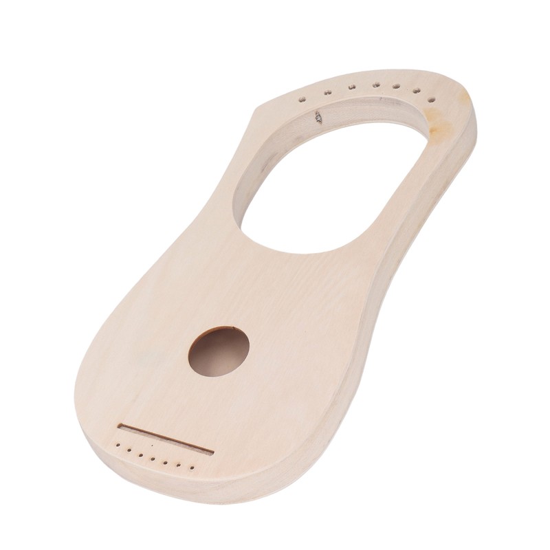 Lyre Harp 7 Strings DIY Kit Basswood Instrument with Tuning