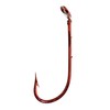 Tru Turn Snelled Baitholder Hook (Bleeding Red, 2)