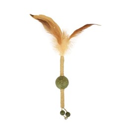 Fancy Pets Juguete para Gatos - Tótem de Matatabi con Catnip y Plumas