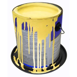 Curtis Wagner Plastics Drip Can Paint Tray (5-Pack) - (Diameter: 9) Handy, Heavy Duty Plastic Disposable & Reusable Paint Tray Liner for Your Rollers & Brushes - Small Medium Large Paint Trays