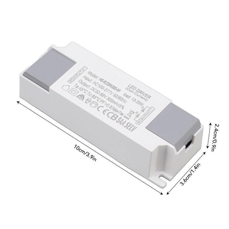 LED Power Supply Driver AC 100‑277V to DC 32‑69V LED
