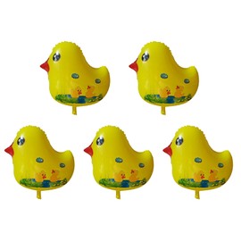 JoeYoo Duck Balloons Duck Shape Foil Balloons Duck Latex Balloons for Birthday Party Baby Shower Party Decoration (5 PCS)