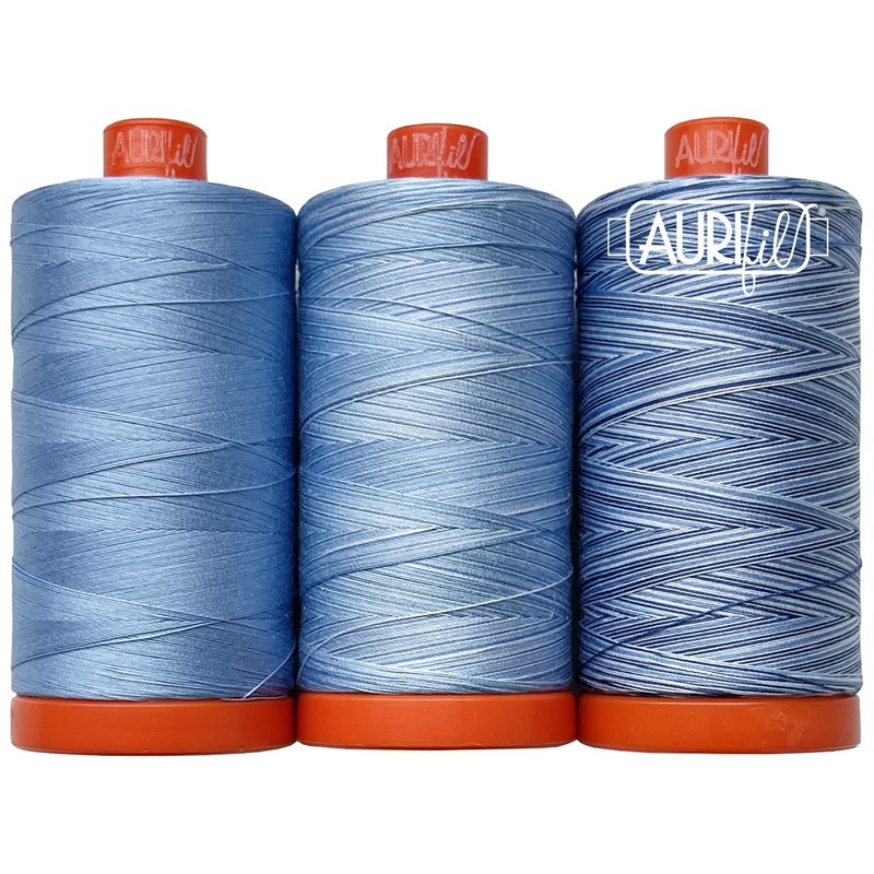 Aurifil 50wt Cotton Color Builder Thread Collection-Passionflower
